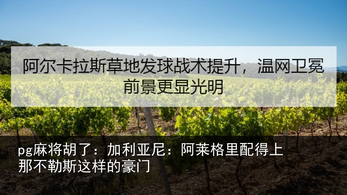 pg麻将胡了：加利亚尼：阿莱格里配得上那不勒斯这样的豪门